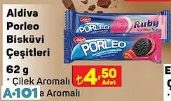ALDİVA PORLEO BİSKÜVİ ÇEŞİTLERİ 62 G